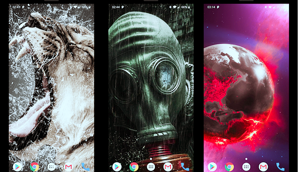 عکس تصویر زمینه ژیروسکوپ
