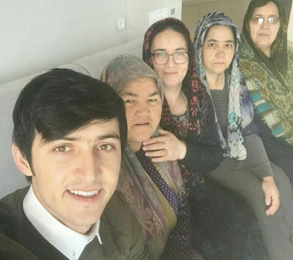 عکس سردار آزمون و خانواده اش