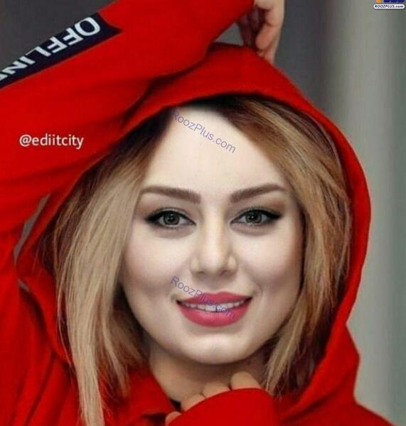 عکس سحر قریشی با لباس قرمز