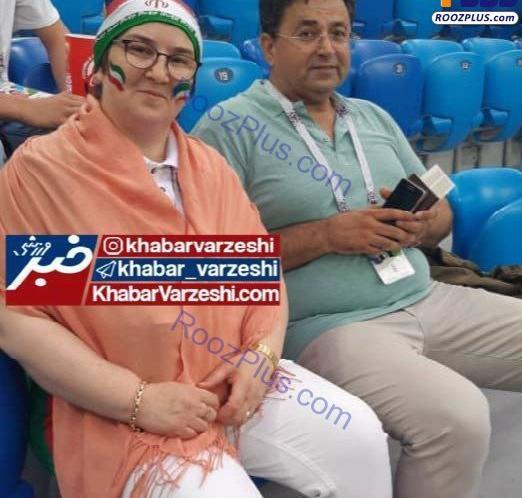 عکس سردار ازمون مادرش
