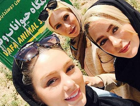 عکس سحر قریشی با رفتگر
