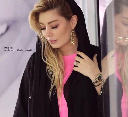 عکس سحر قریشی با رفتگر