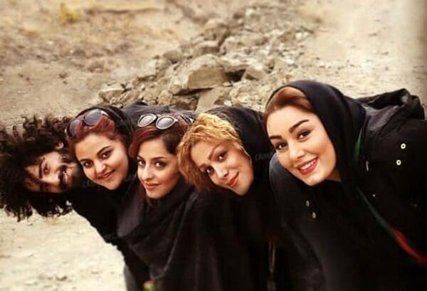 عکس سحر قریشی در زمستان