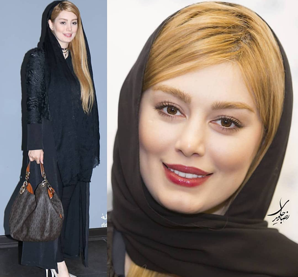 عکس سحر قریشی رنگ مو