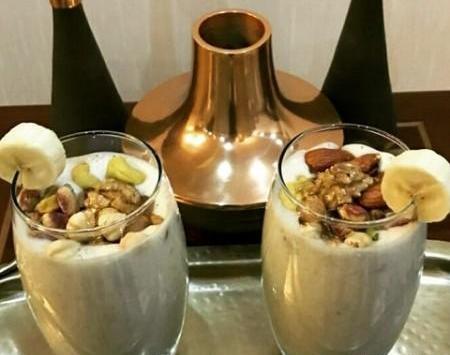 عکس ژله شیر موز