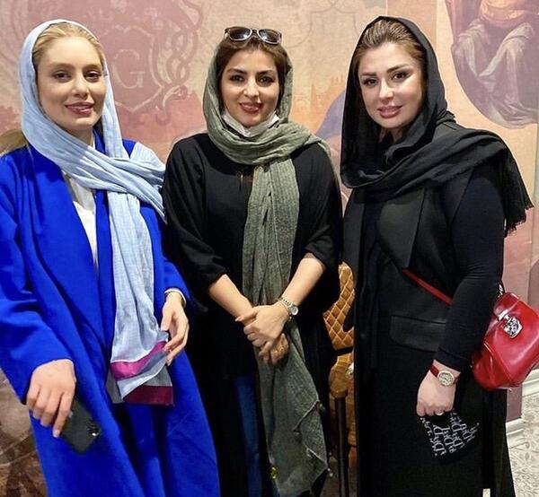 عکس نیوشا ضیغمی با سحر قریشی