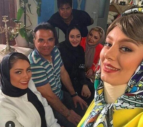 عکس نیوشا ضیغمی با سحر قریشی
