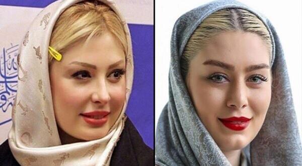 عکس نیوشا ضیغمی با سحر قریشی