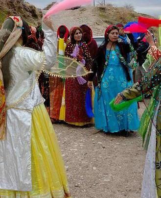 عکس زن ترک قشقایی