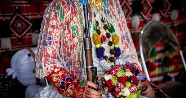 عکس زن ترک قشقایی
