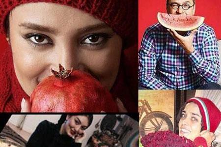 عکس سحر قریشی شب یلدا
