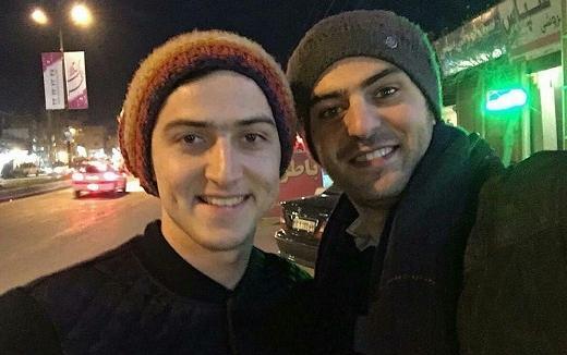 عکس سردار آزمون در حرم امام رضا