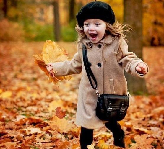 عکس پاییزی دختر بچه