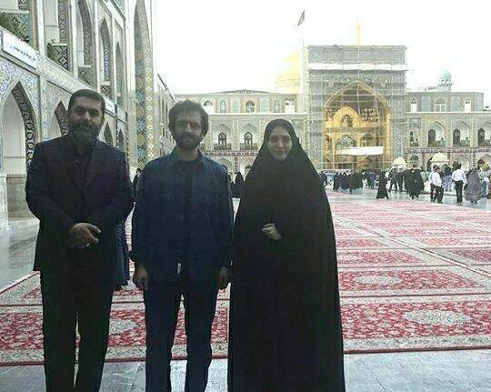 عکس های امیر مقاره در حرم امام رضا