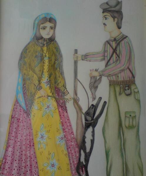 عکس پروفایل دختر ترک قشقایی