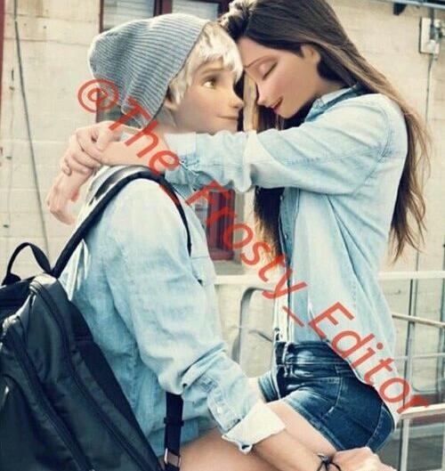 عکس السا و آنا عاشقانه