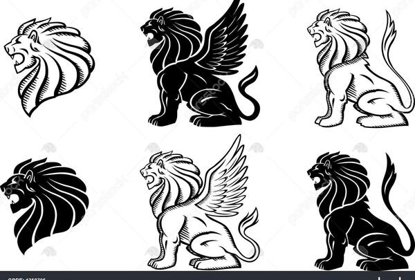 عکس شیر بالدار