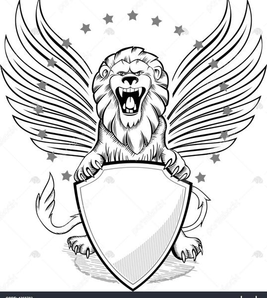 عکس شیر بالدار
