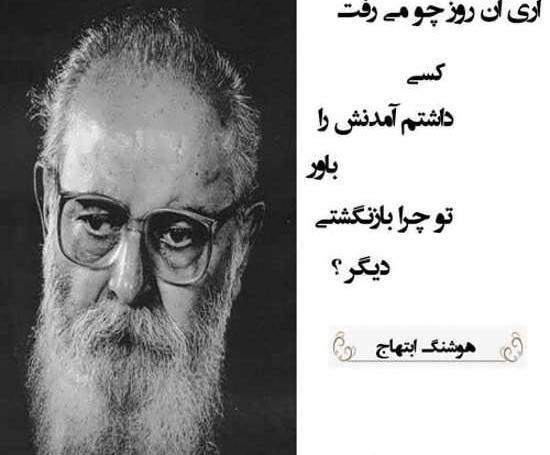 عکس استوری واتساپ هوشنگ ابتهاج