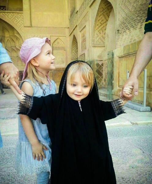 عکس دختر بچه با حجاب برای پروفایل