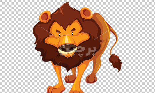 عکس کارتونی شیر سلطان جنگل