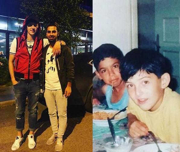 عکس سردار آزمون و همسر و فرزندش