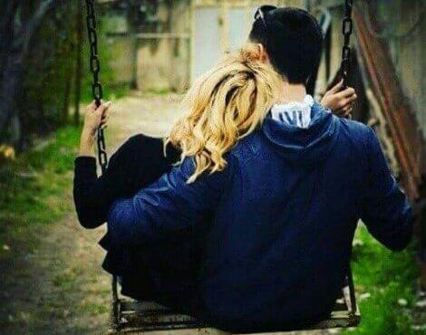 عکس عاشقانه دونفره تو پارک