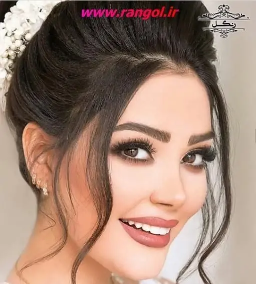 عکس دختر چشم ابرو مو مشکی