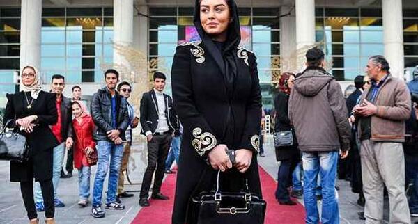 عکسهای سحر قریشی روی فرش قرمز