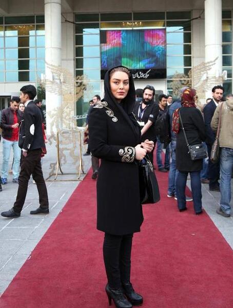 عکسهای سحر قریشی روی فرش قرمز