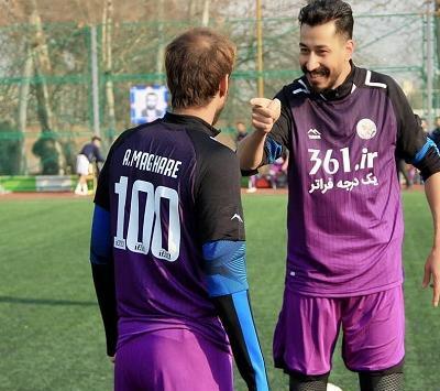 عکس امیر مقاره با لباس پرسپولیس