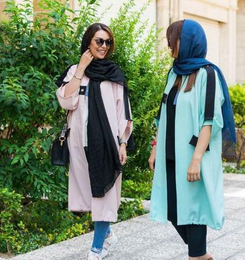 عکس دختر خوش اندام با مانتو