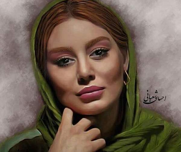 عکس سحر قریشی نقاشی
