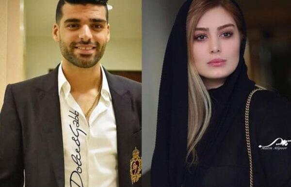 عکس عاشقانه ی سحر قریشی و مهدی طارمی