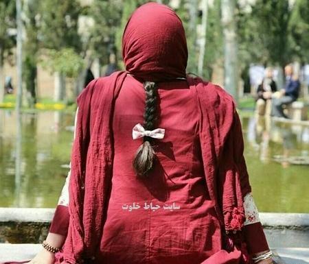 عکس دختر از پشت برای پروفایل اینستا