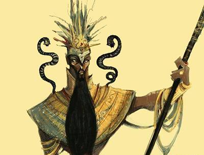 عکس ضحاک مار به دوش