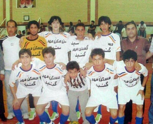 عکس سردار آزمون در گنبد