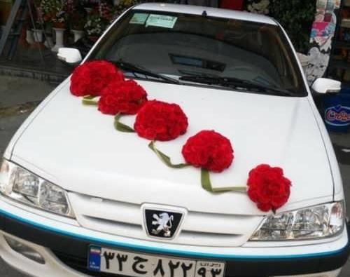 عکس نوشته برای ماشین عروس