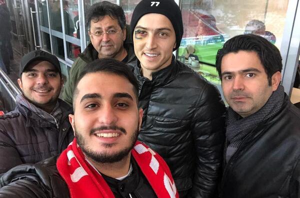 عکس چشم زخمی سردار آزمون