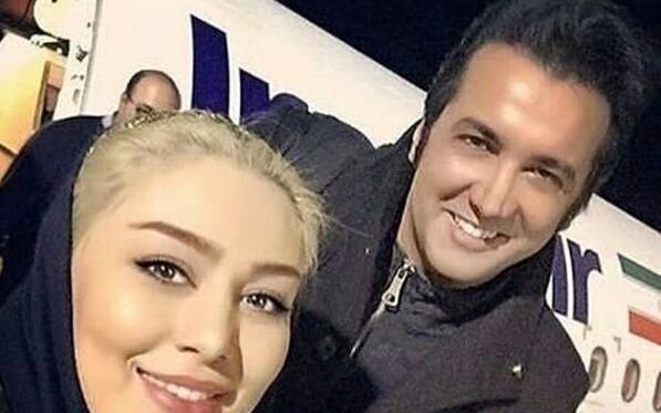 عکس سحر قریشی با نواب صفوی