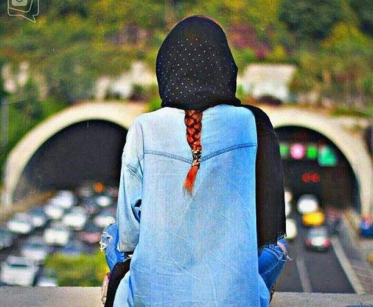 عکس دختر از پشت برای پروفایل واتساپ