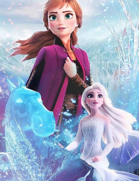 عکس السا و آنا انیمه ای