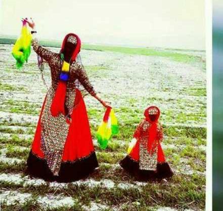 عکس نوشته دختر قشقایی