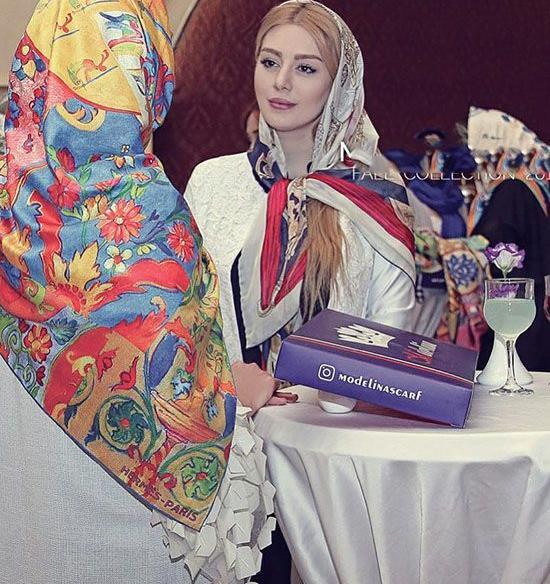 عکس سحر قریشی با روسری
