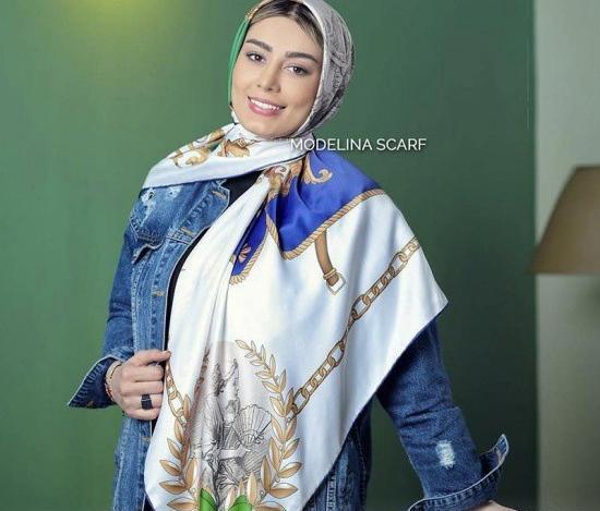 عکس سحر قریشی با روسری