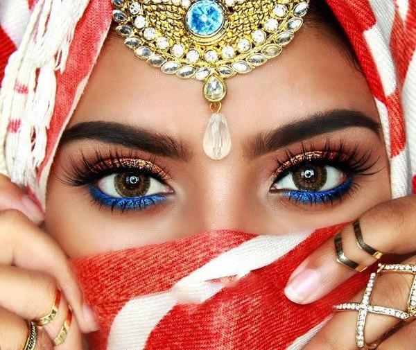 عکس دختر چشم و ابرو زیبا