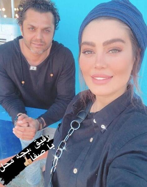 عکس سحر قریشی با دوست پسرش
