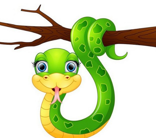 عکس مار نقاشی کودکان