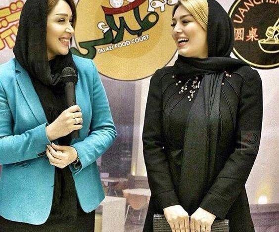 عکس سحر قریشی با کفش پاشنه بلند