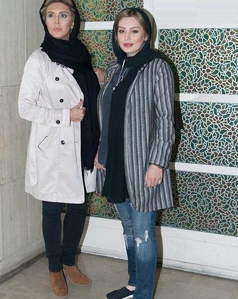عکس سحر قریشی با شلوار لی
